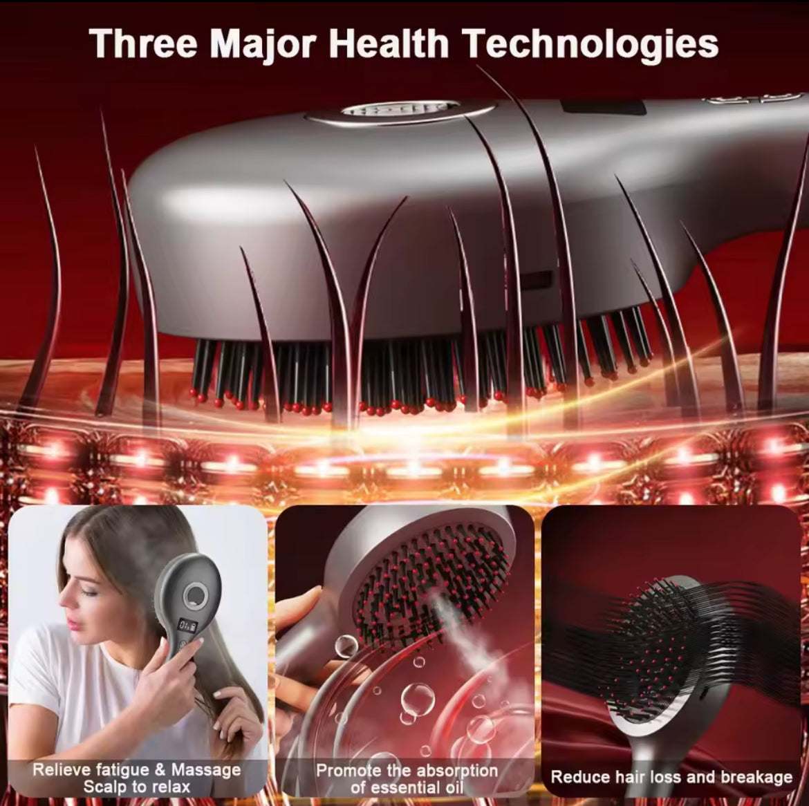 Nuvaris electric scalp massager